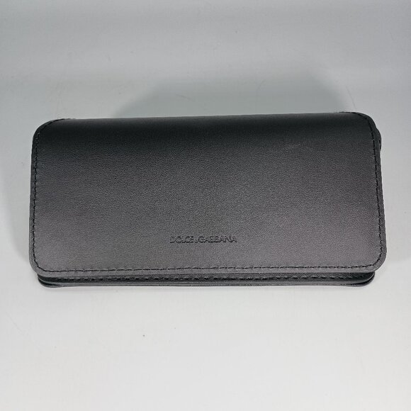 Dolce & Gabbana Original Sunglass Black Case Medium Semi-Soft Shell Flip Top - Picture 1 of 8